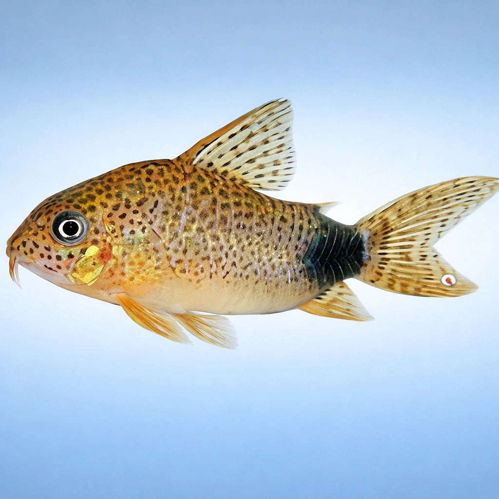 Tailspot Corydoras — tropical fish for sale UK — AI side clean view