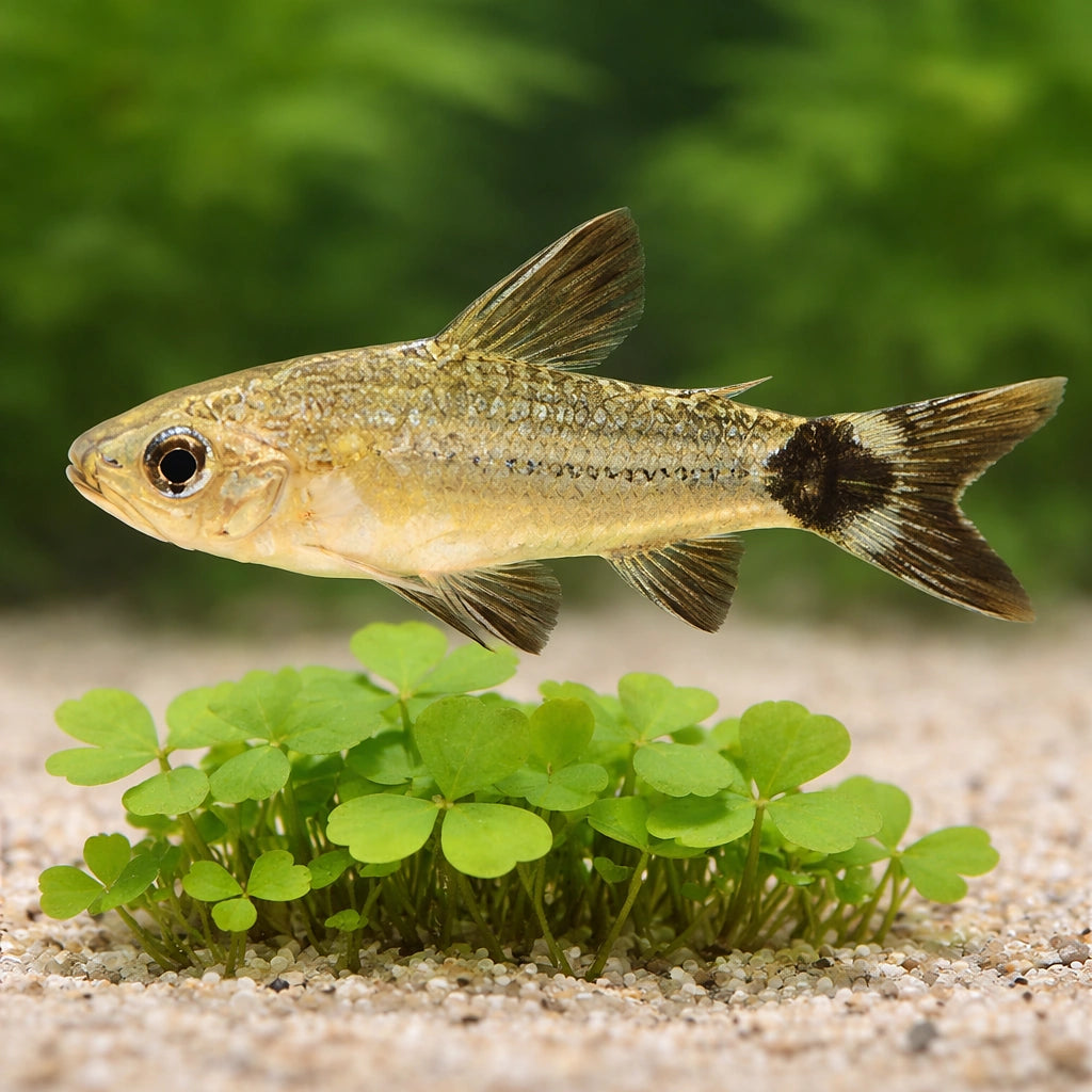Tailspot pigmy Catfish — tropical fish for sale UK — AI scale plant view
