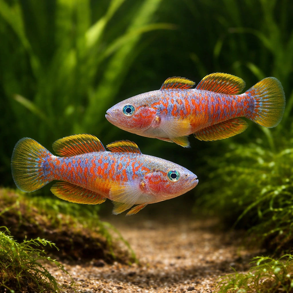 Tateurndina Ocellicauda — Mudskipper and Goby for sale UK — AI pair planted view