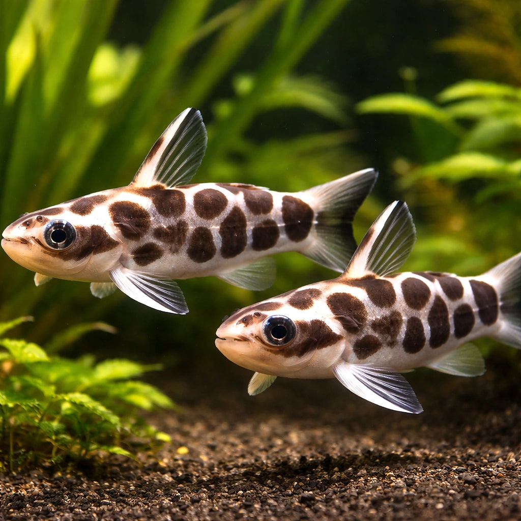 Tatia perugiae 1 - 2, — tropical fish for sale UK — AI pair planted view