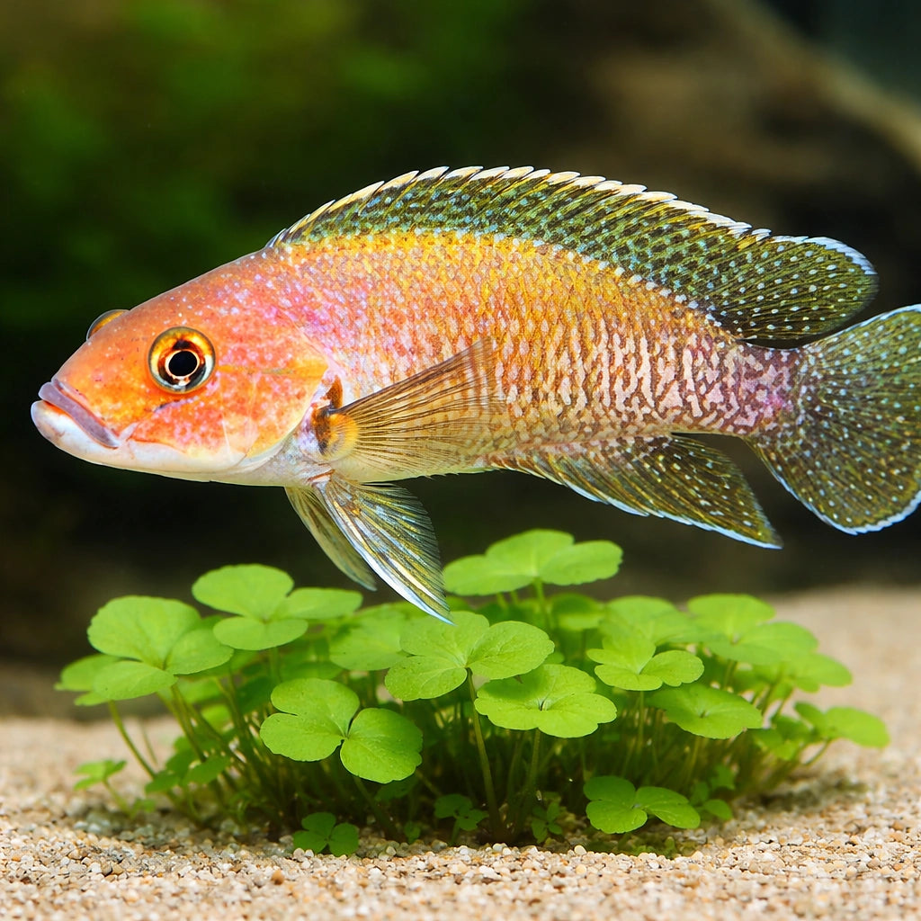 Telmatochromis dhondti orange 4 - — tropical fish for sale UK — AI scale plant view