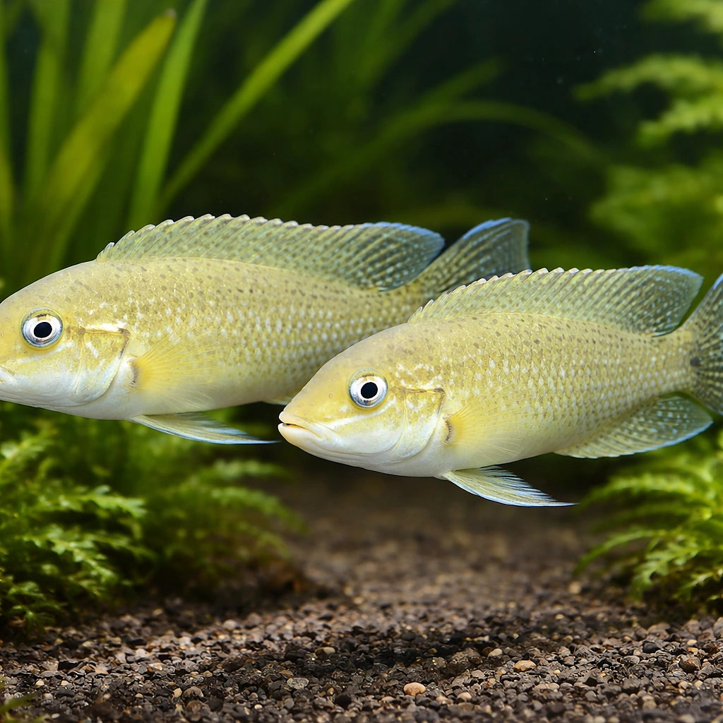 Temporalis Cichlid — tropical fish for sale UK — AI pair planted view