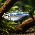 Tetra Azulihno — tropical fish for sale UK — AI hero driftwood view