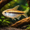 Tetra Wilmae — tropical fish for sale UK — AI hero driftwood view