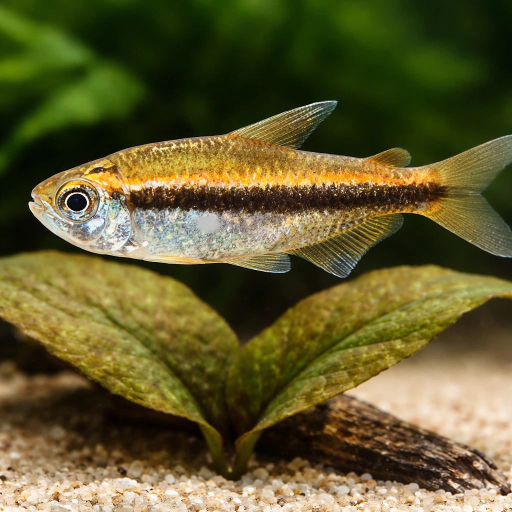 Tetra Wilmae — tropical fish for sale UK — AI scale plant view