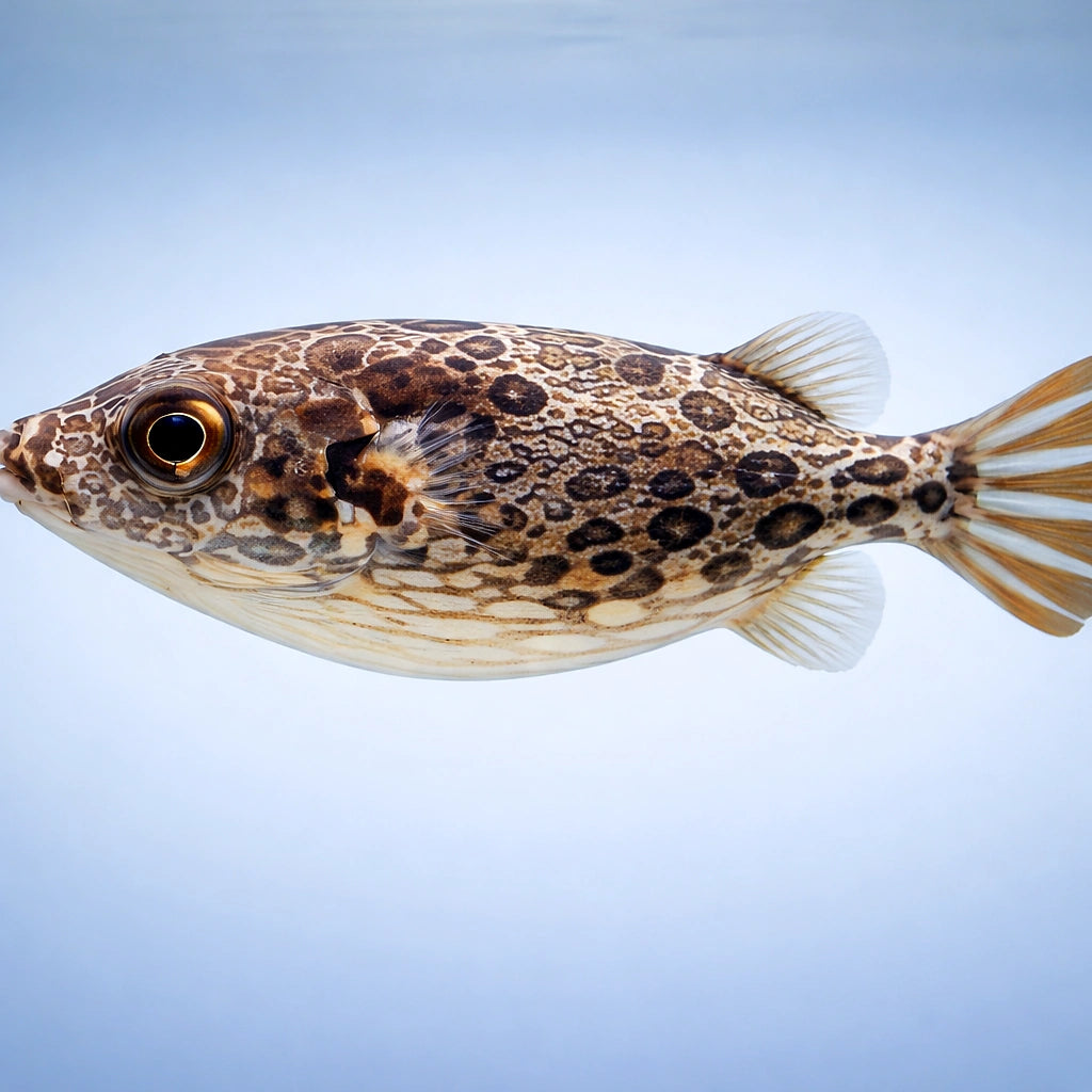 Tetraodon palembangensis — tropical fish for sale UK — AI side clean view