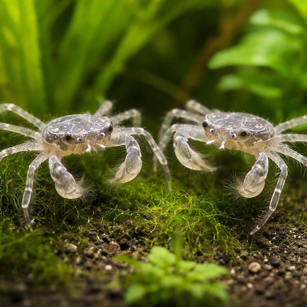 Thai Micro Crab — Freshwater Crabs and Lobsters for sale UK — AI pair planted view