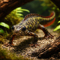 The marbled newt — tropical fish for sale UK — AI hero driftwood view