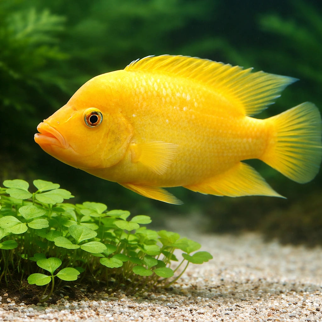Thicklips Cichlid — tropical fish for sale UK — AI scale plant view