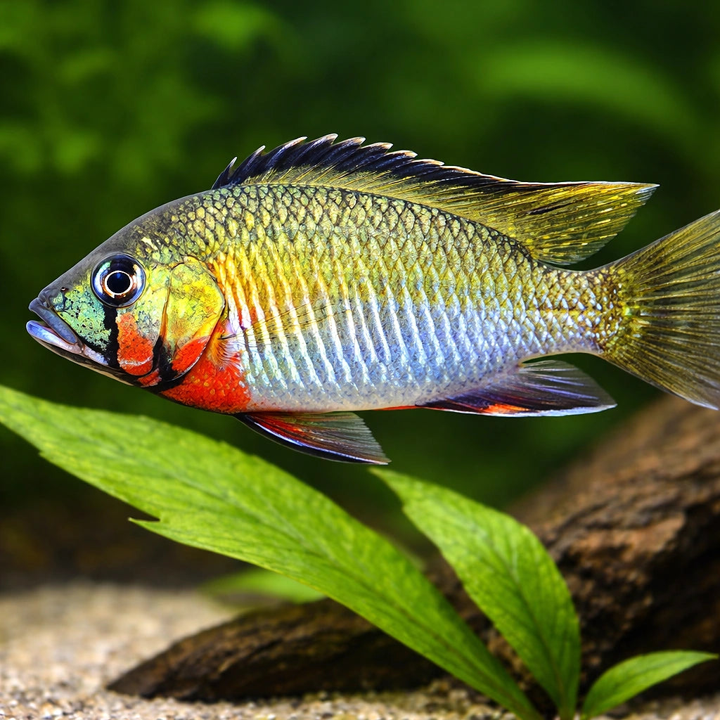 Thoracochromis brauschi 4 - — tropical fish for sale UK — AI scale plant view