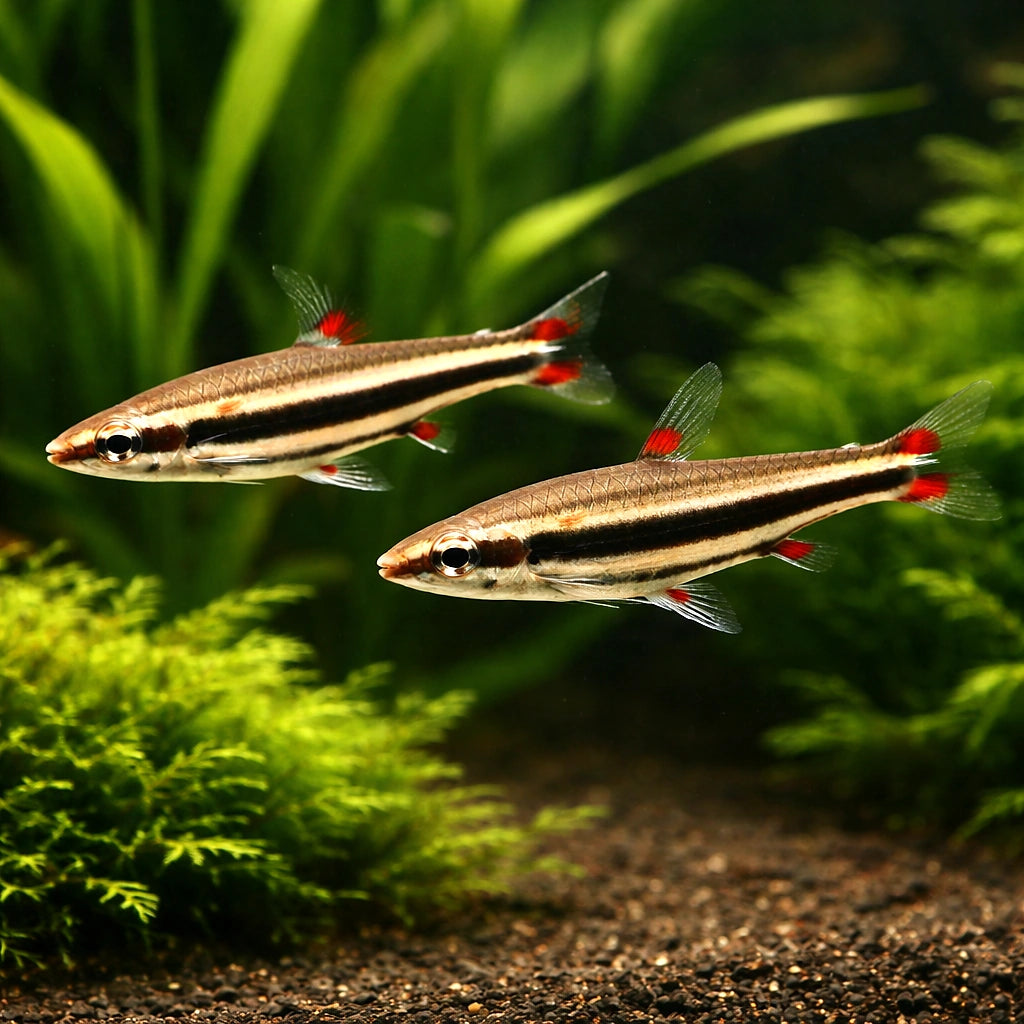 Three-Lined Pencilfish — AI pair planted view
