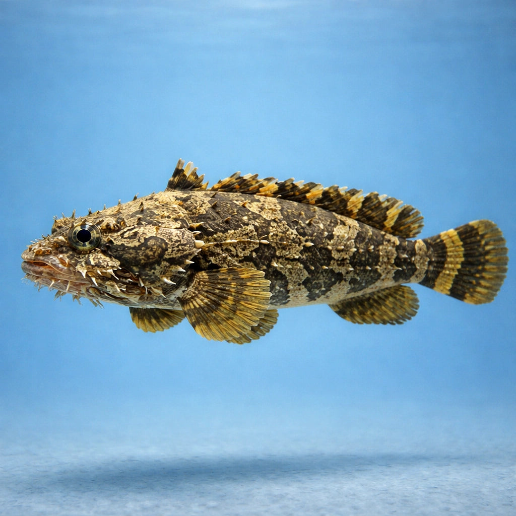 Three-spined frogfish — tropical fish for sale UK — AI side clean view