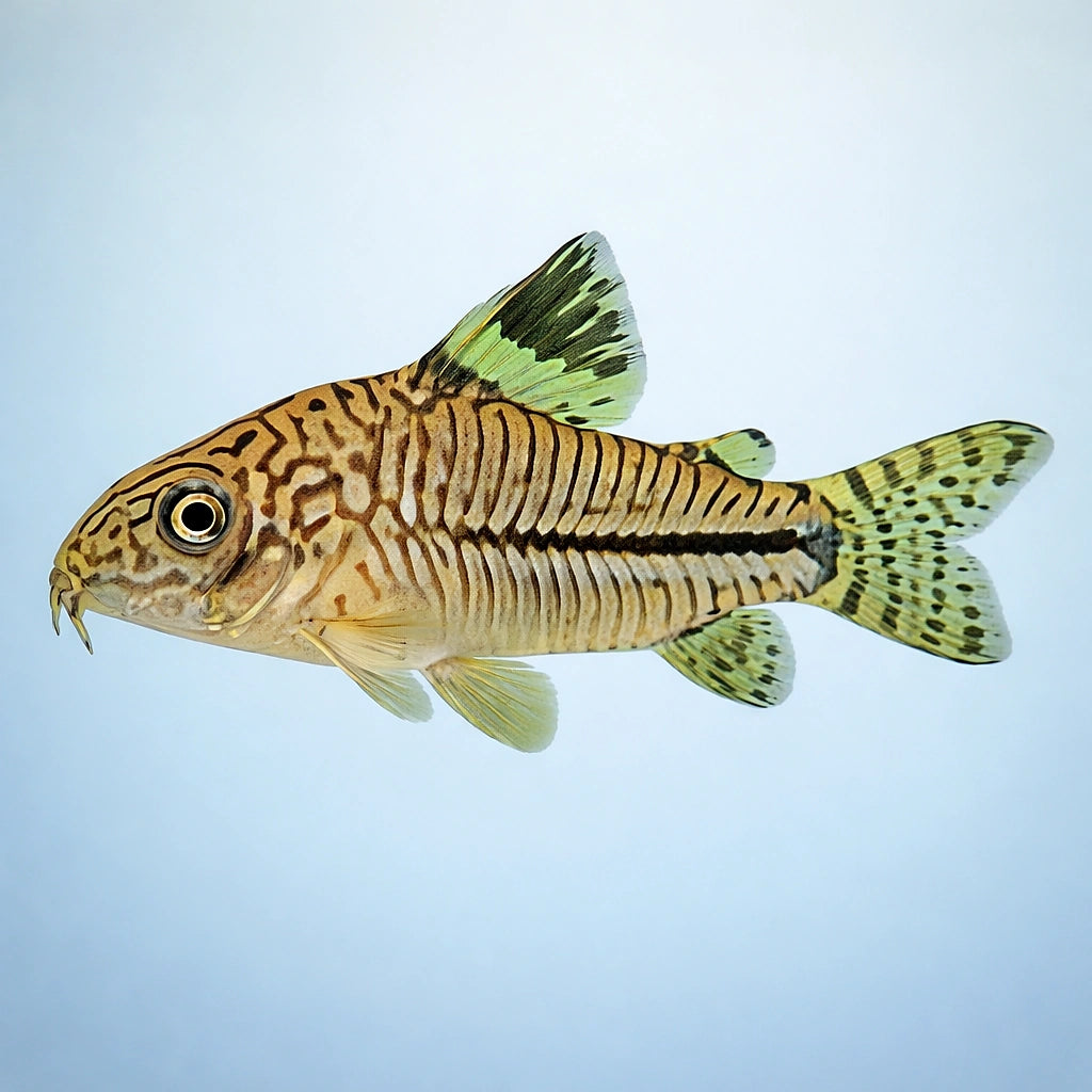 Threestripe catfish — tropical fish for sale UK — AI side clean view
