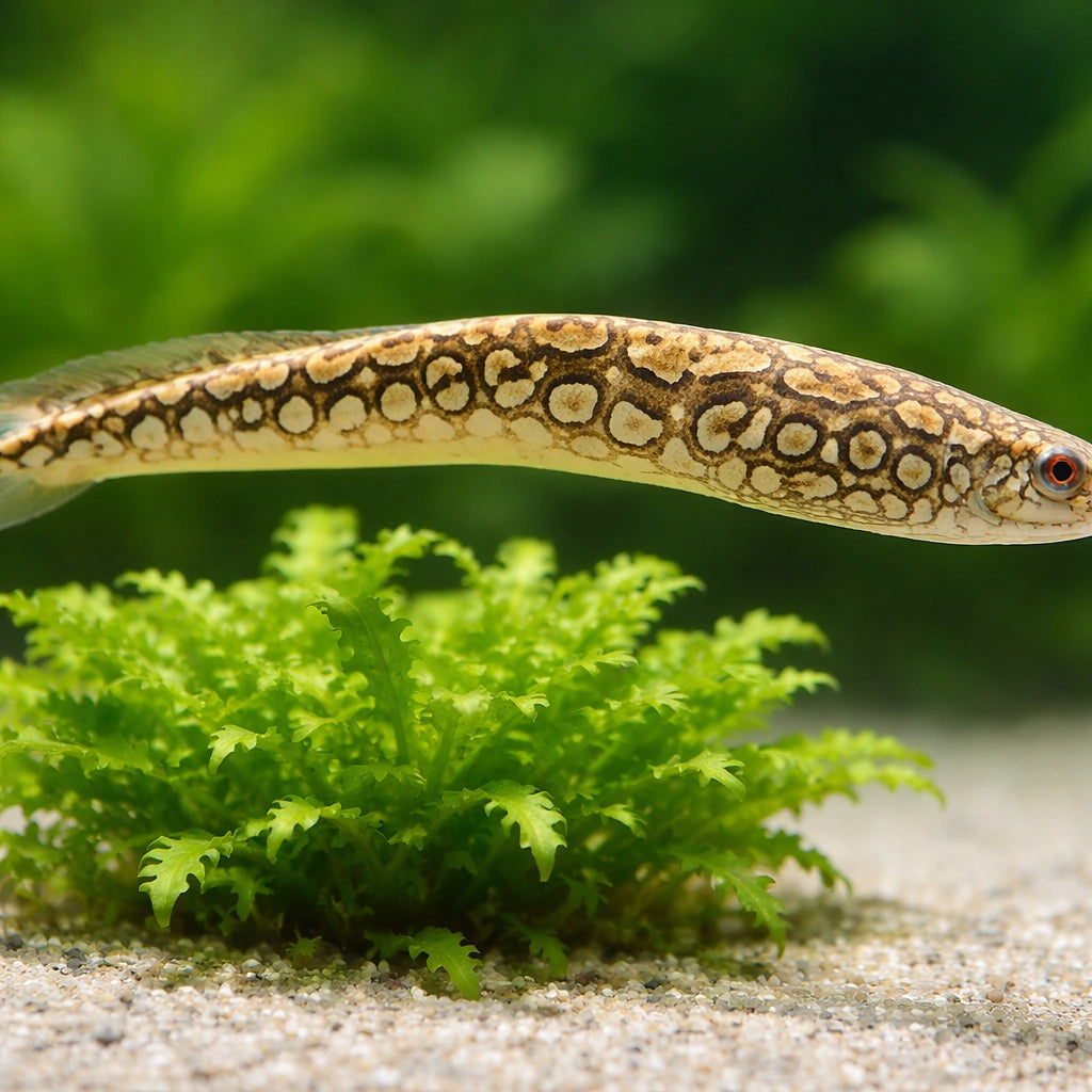 Tire track Eel — tropical fish for sale UK — AI scale plant view