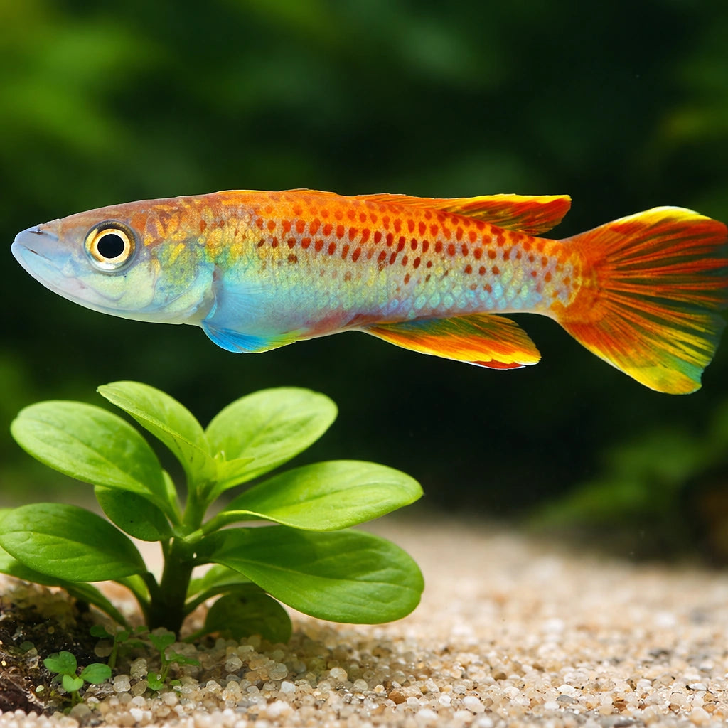Togo Panchax — tropical fish for sale UK — AI scale plant view
