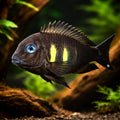 Tropheus brichardi ulwille 3 - — tropical fish for sale UK — AI hero driftwood view