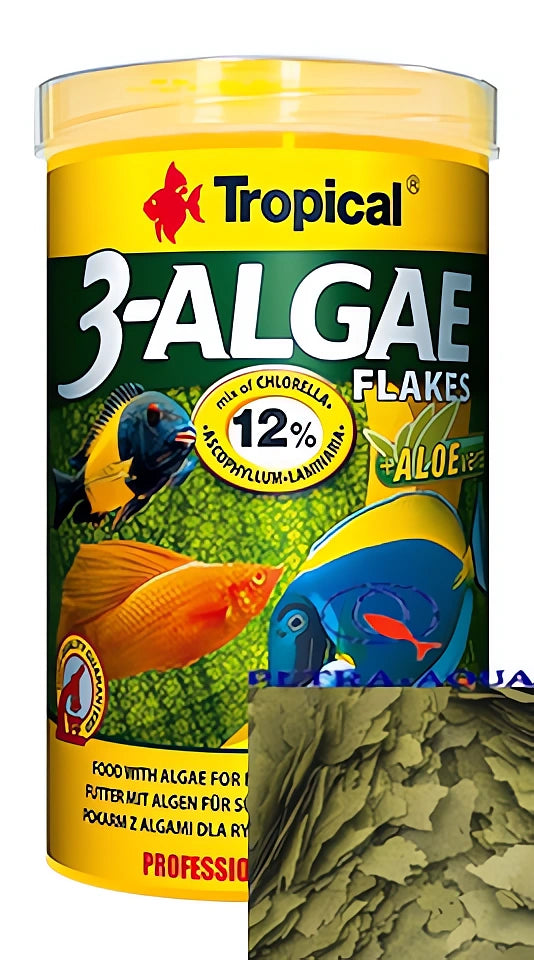 Tropical 3 Algae Flakes for Healthy Fish UK — tropical fish for sale UK