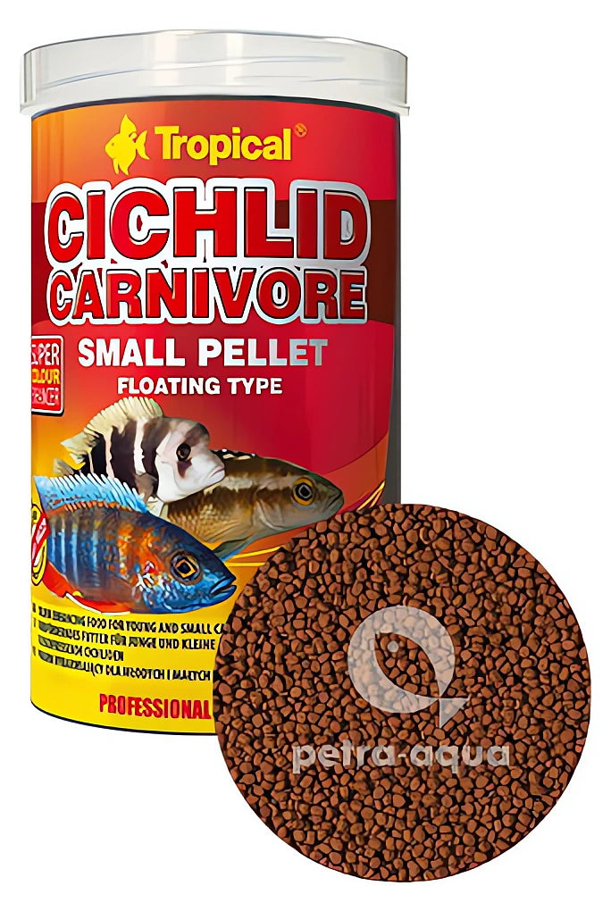 Tropical Cichlid Carnivore Small Pellet for UK — tropical fish for sale UK