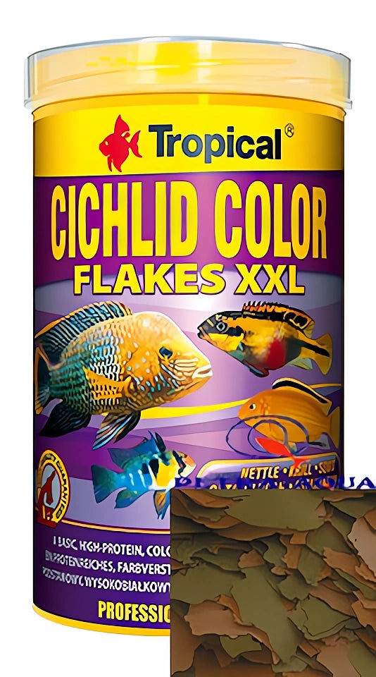 Tropical Cichlid Color Flakes for Vibrant Fish - UK — tropical fish for sale UK