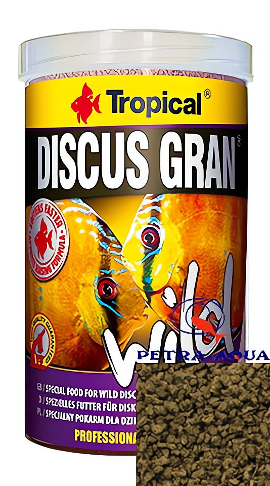 Tropical Discus Gran Wild Fish Food for UK Aquariums — tropical fish for sale UK