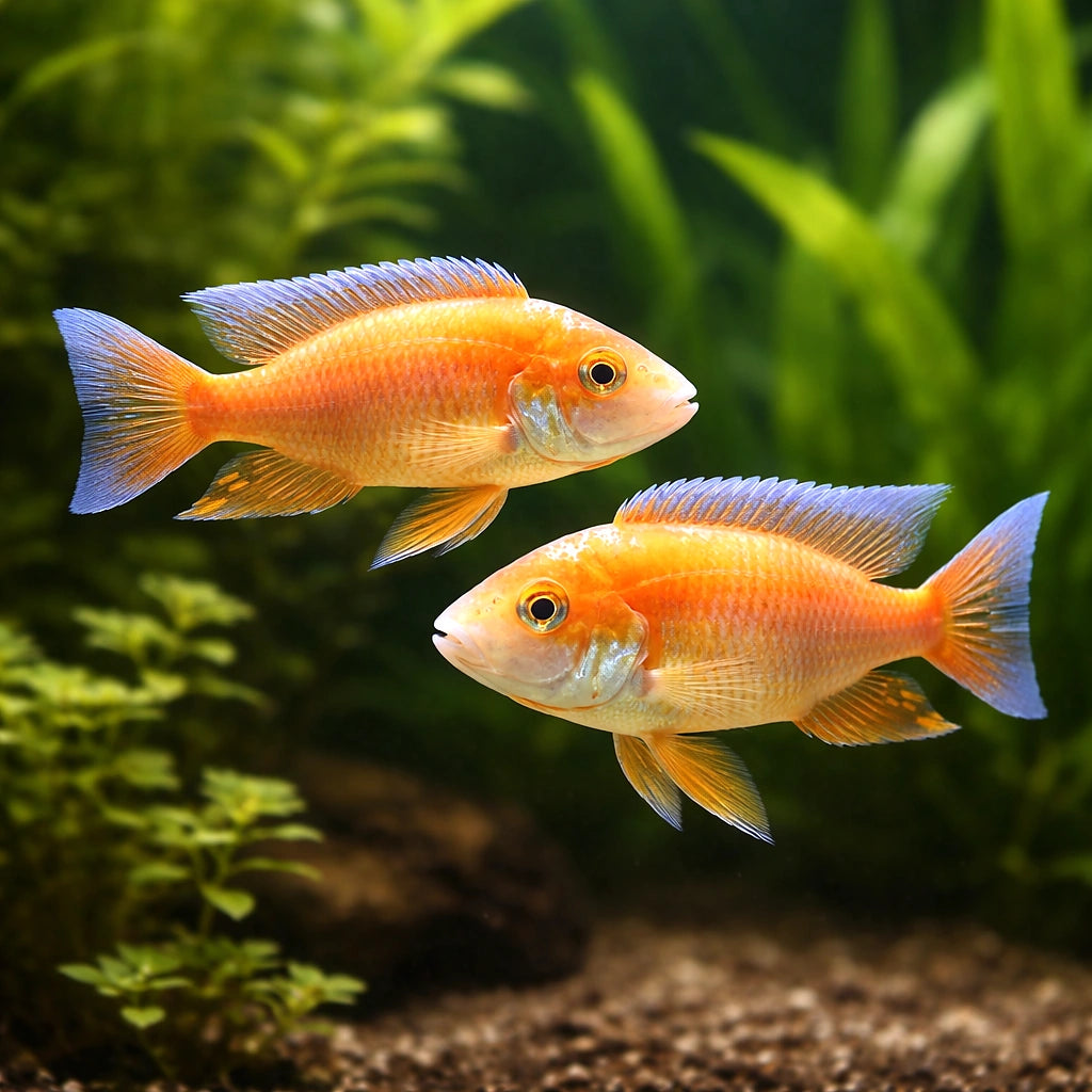 Aulonocara jacobfreibergi - UK (Aulonocara jacobfreibergi) — Aulonocara jacobfreibergi is a stunning Malawi peacock cichlid…