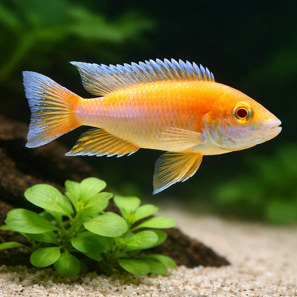 Aulonocara jacobfreibergi - UK (Aulonocara jacobfreibergi) — Aulonocara jacobfreibergi is a stunning Malawi peacock cichlid…