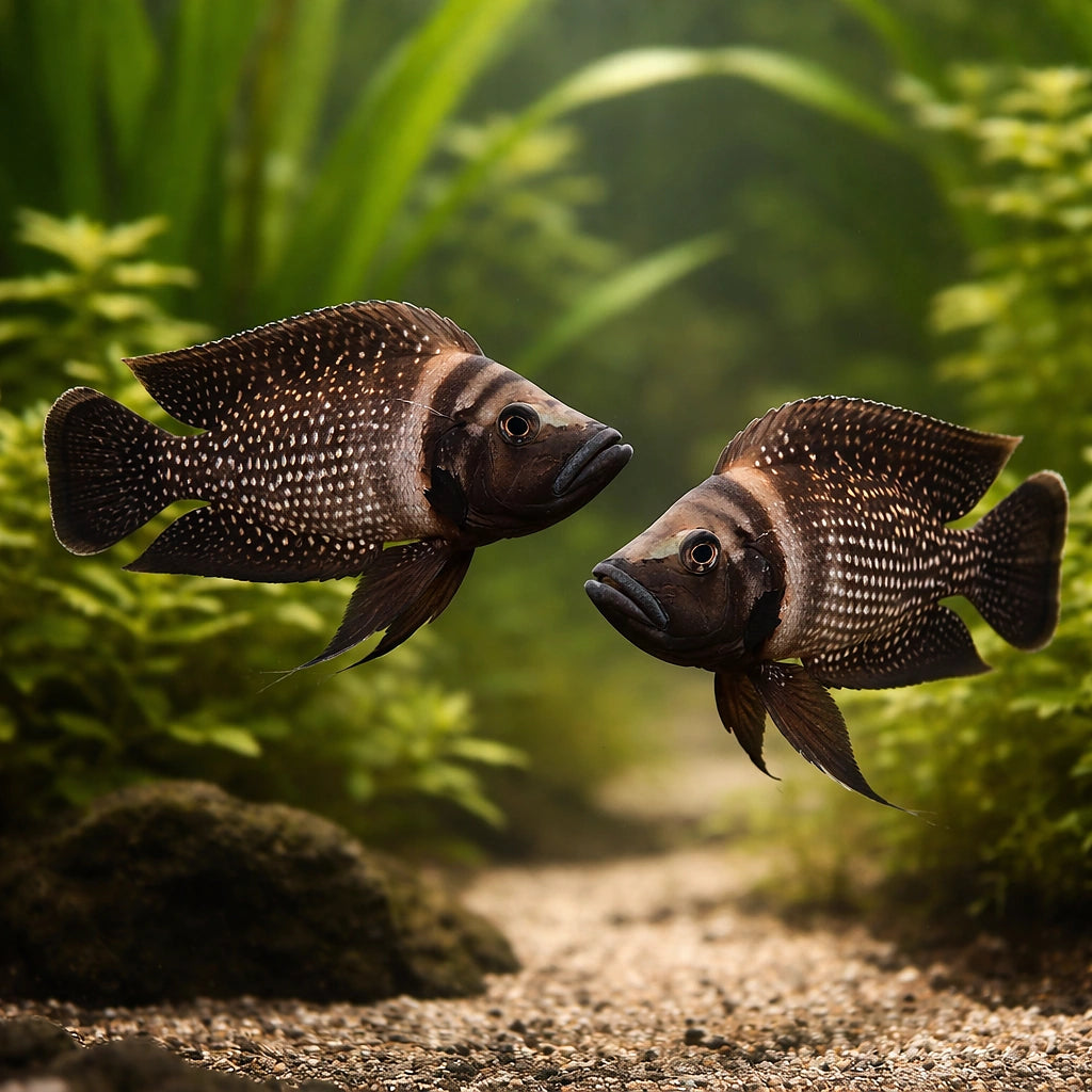 Black Pectoral Calvus - Moderate Care | UK (Altolamprologus compressiceps) — Buy Black Pectoral Calvus, a striking cichlid…