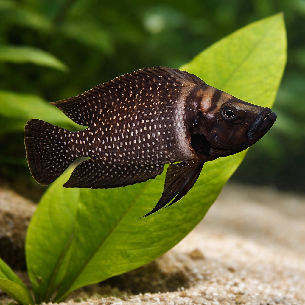 Black Pectoral Calvus - Moderate Care | UK (Altolamprologus compressiceps) — Buy Black Pectoral Calvus, a striking cichlid…