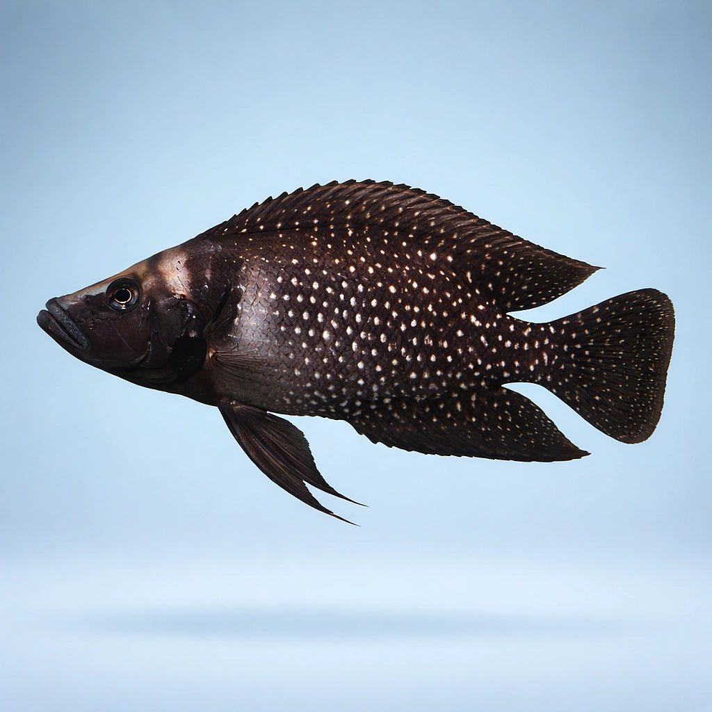 Black Pectoral Calvus - Moderate Care | UK (Altolamprologus compressiceps) — Buy Black Pectoral Calvus, a striking cichlid…