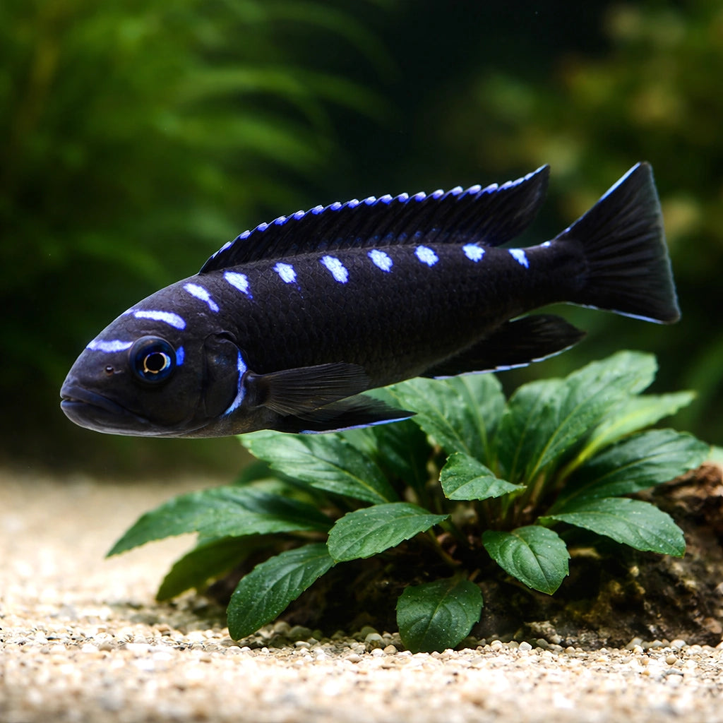 Chindongo elongatus 'Neon Spot' - Tropical Fish for Sale UK (Chindongo elongatus) — Add bold colour and attitude with…