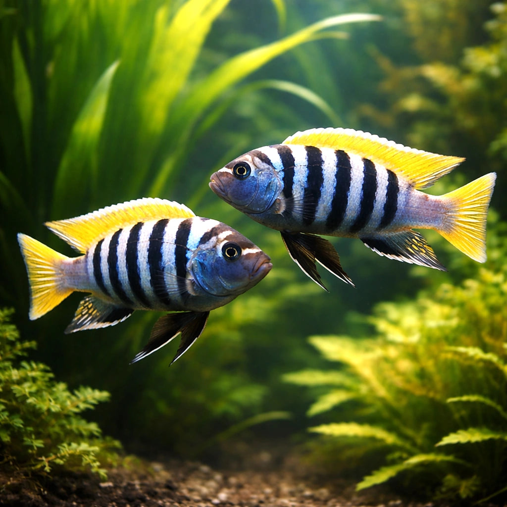 Cynotilapia afra 'Jalo Reef' - Tropical Fish for Sale UK (Cynotilapia afra) — Add the striking Cynotilapia afra 'Jalo Reef'…