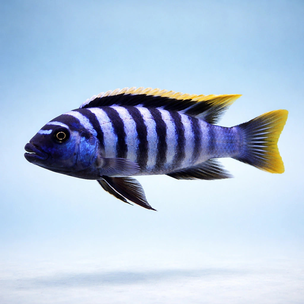 Cynotilapia sp. 'Jalo Reef' (Cynotilapia sp.) - UK (Cynotilapia sp. 'Jalo Reef') — Add bold Malawi colour with Cynotilapia…