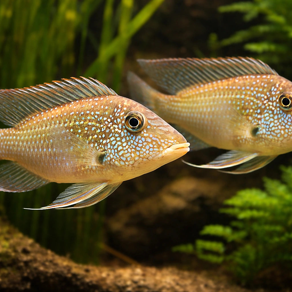 tropical fish for sale UK — South American Cichlids for sale UK — AI pair planted view