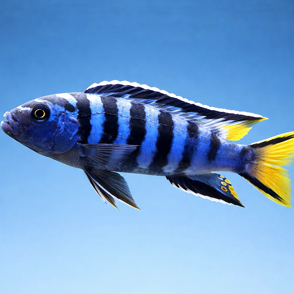 Elongate Mbuna Cichlid Chindongo Elongatus Slender Pseudotropheus - UK (Chindongo elongatus) — Striking Slender Mbuna from…