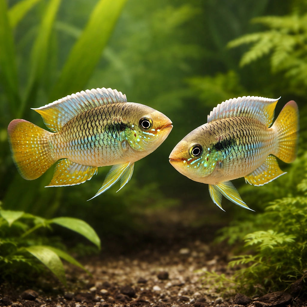 Nannacara anomala (Golden Dwarf Cichlid) - UK (Nannacara anomala) — Buy Nannacara anomala, a striking moderate-care dwarf…