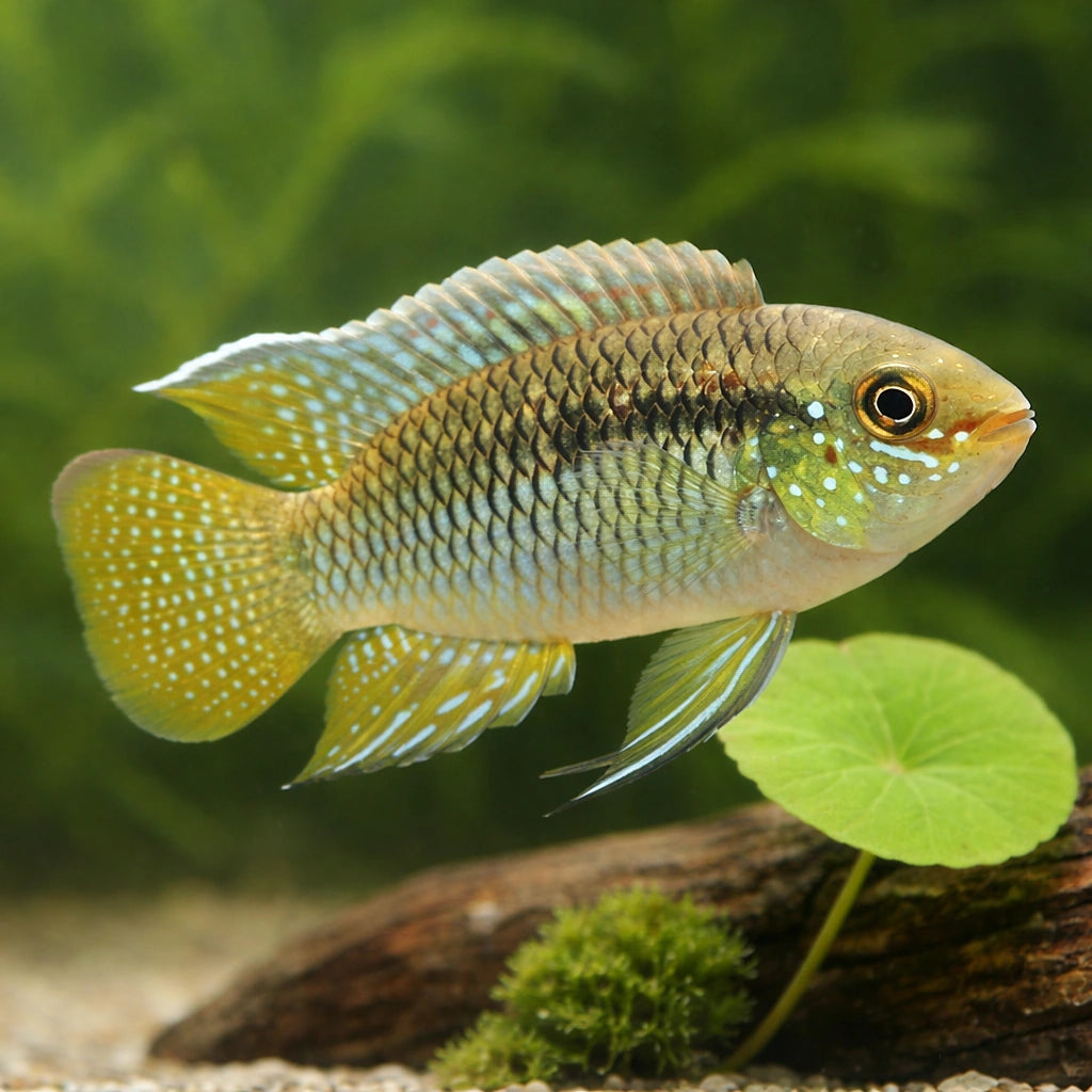 Nannacara anomala (Golden Dwarf Cichlid) - UK (Nannacara anomala) — Buy Nannacara anomala, a striking moderate-care dwarf…