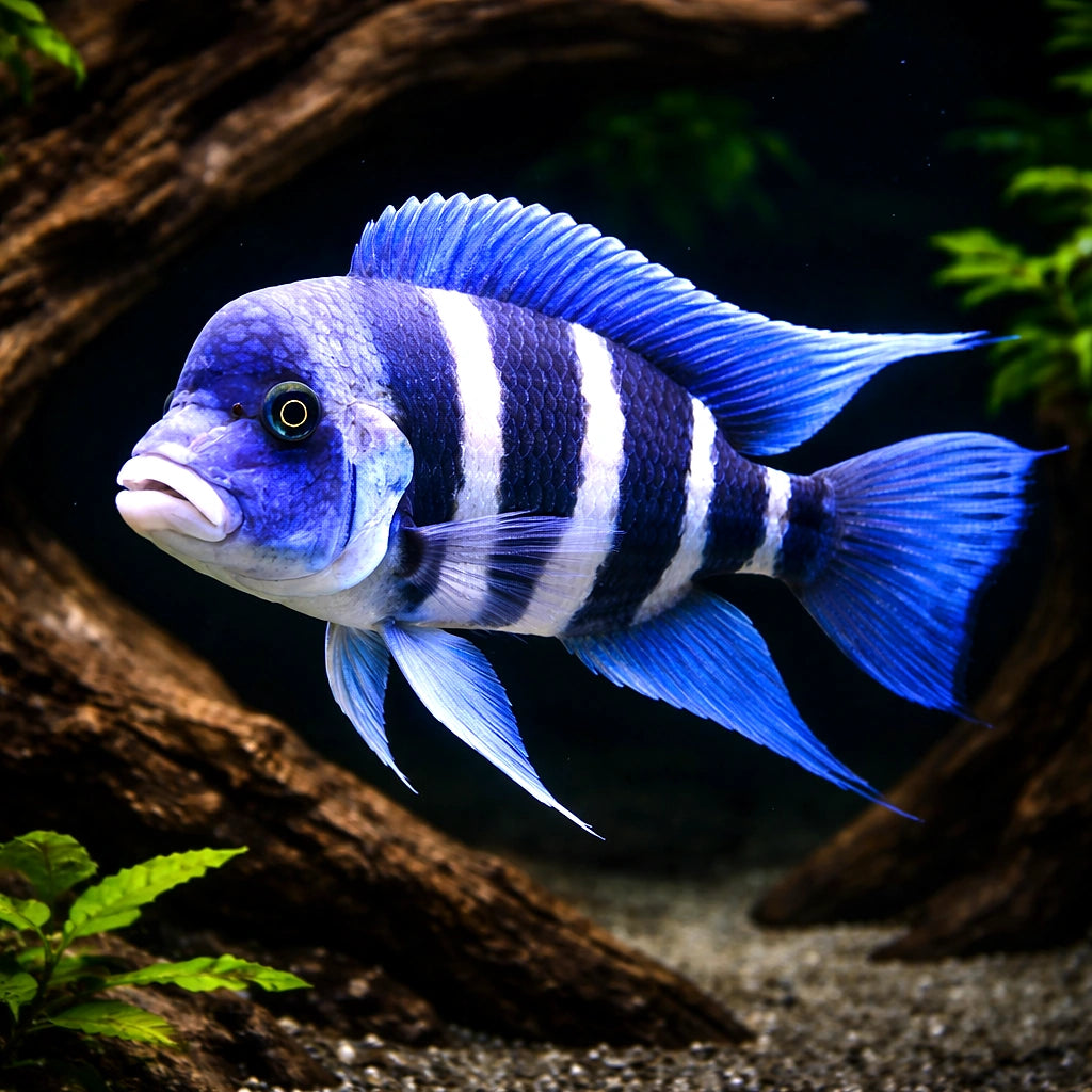 Humphead Cichlid - Tropical Fish for Sale UK (Cyphotilapia frontosa) — Add a striking Humphead Cichlid to your setup — hero…