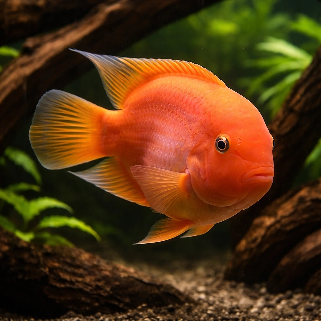 King Kong Parrot Cichlid - UK (Amphilophus hybrid) — Add a striking King Kong Parrot Cichlid to your tropical tank — hero…