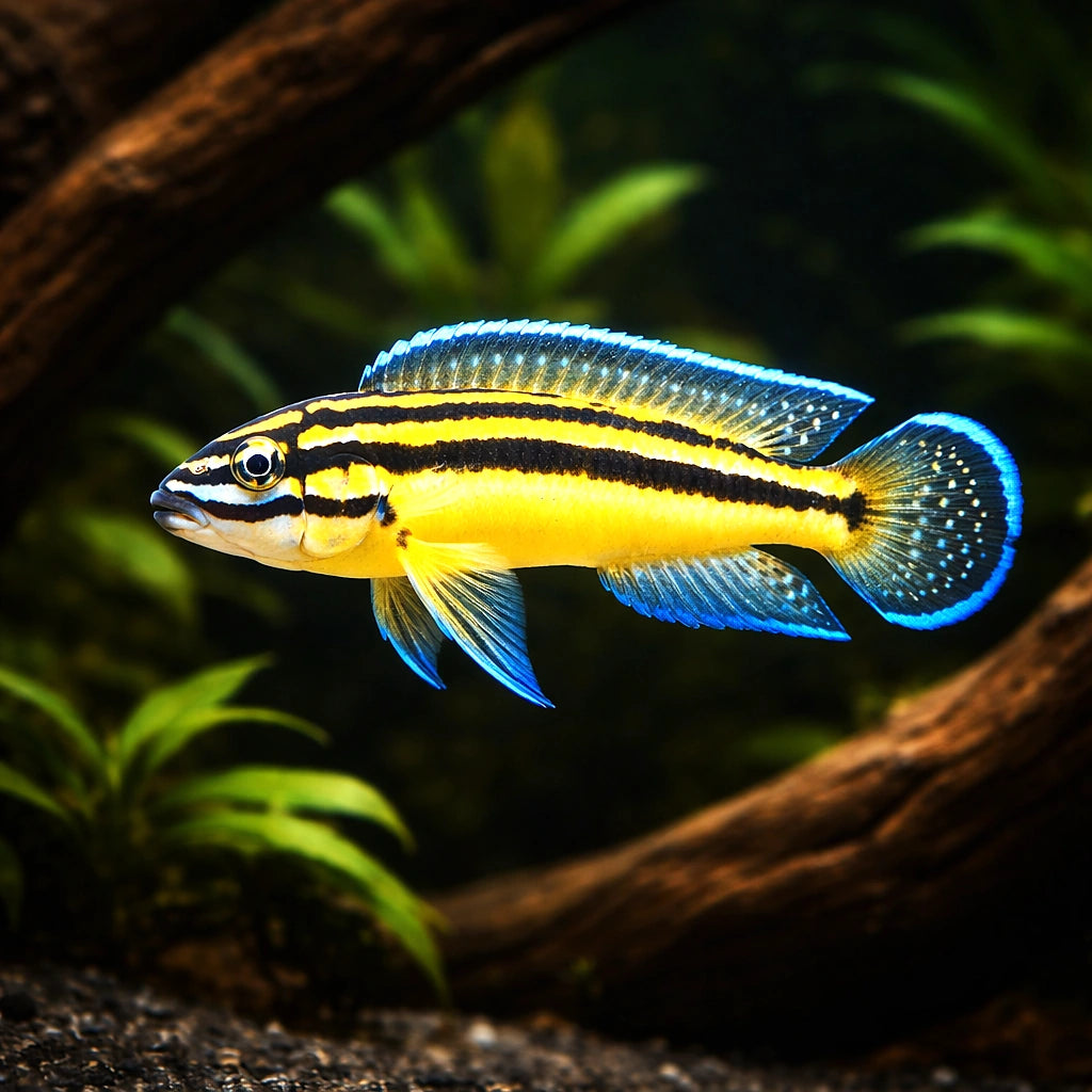 Striped Julie Kipili — Kipili Regan'S Julie - UK (Julidochromis regani) — Add Kipili Regan'S Julie to your tank with healthy…