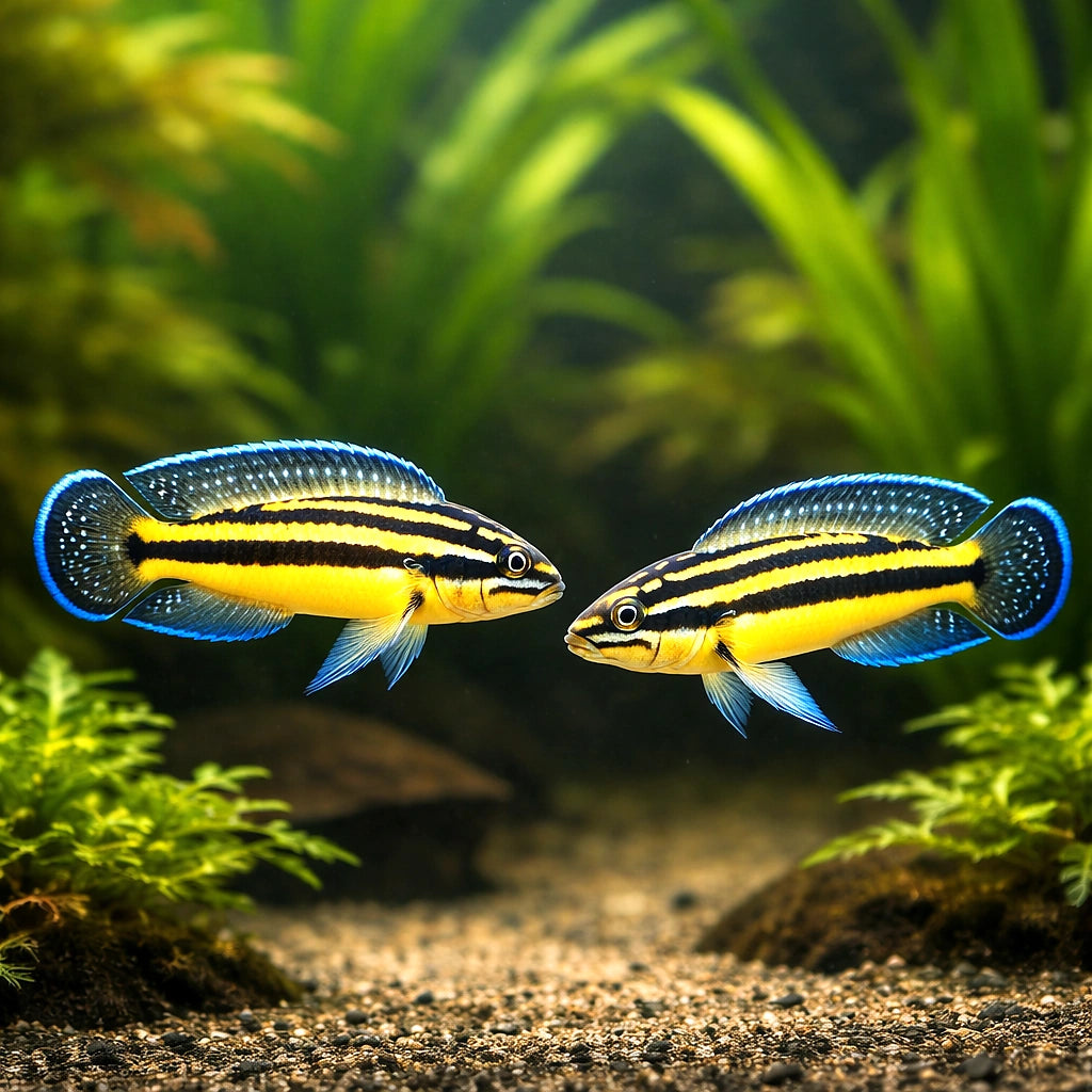 Striped Julie Kipili — Kipili Regan'S Julie - UK (Julidochromis regani) — Add Kipili Regan'S Julie to your tank with healthy…