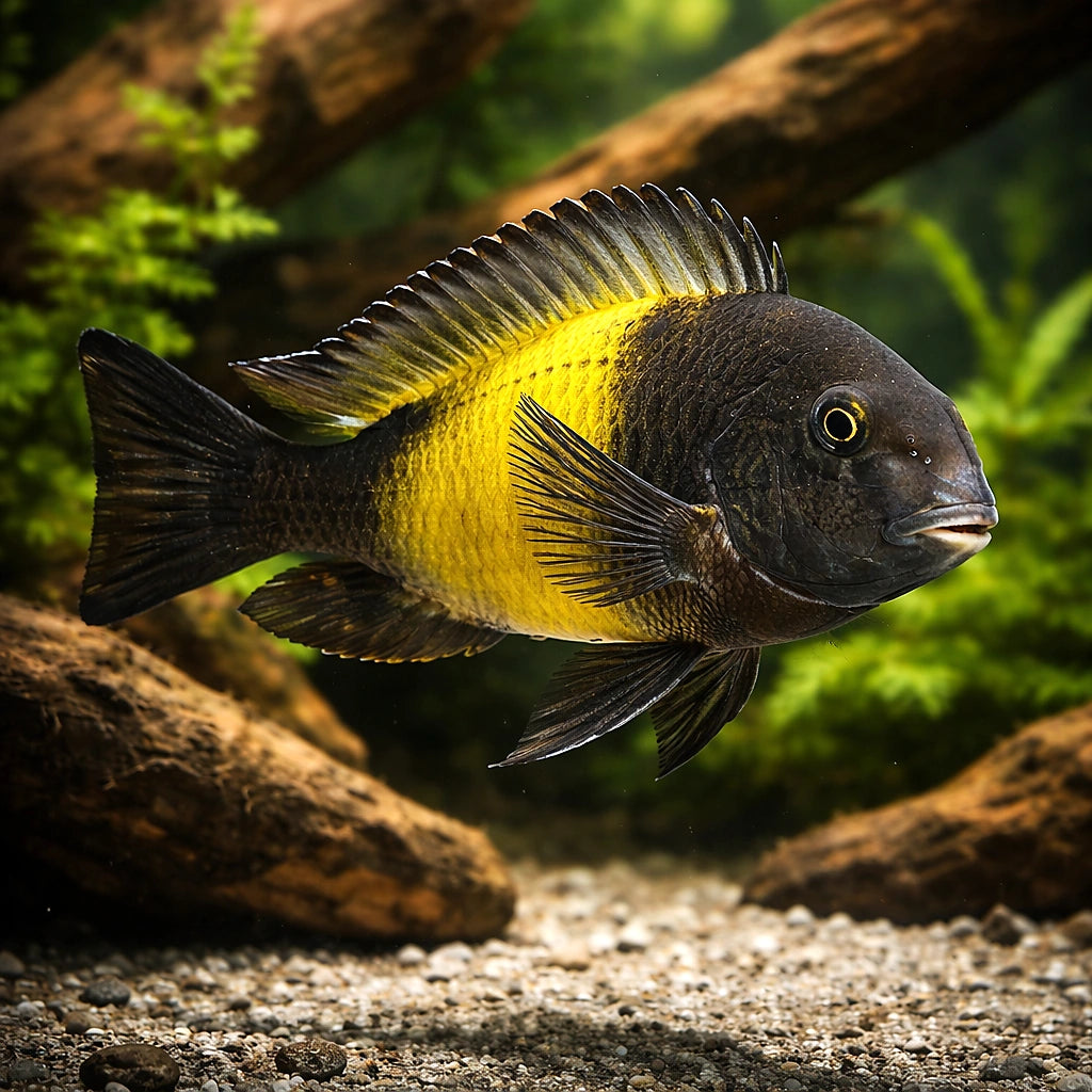 Kiriza Blunthead Cichlid - UK (Tropheus moorii) — Striking Kiriza Blunthead Cichlid for experienced tropical fish keepers…