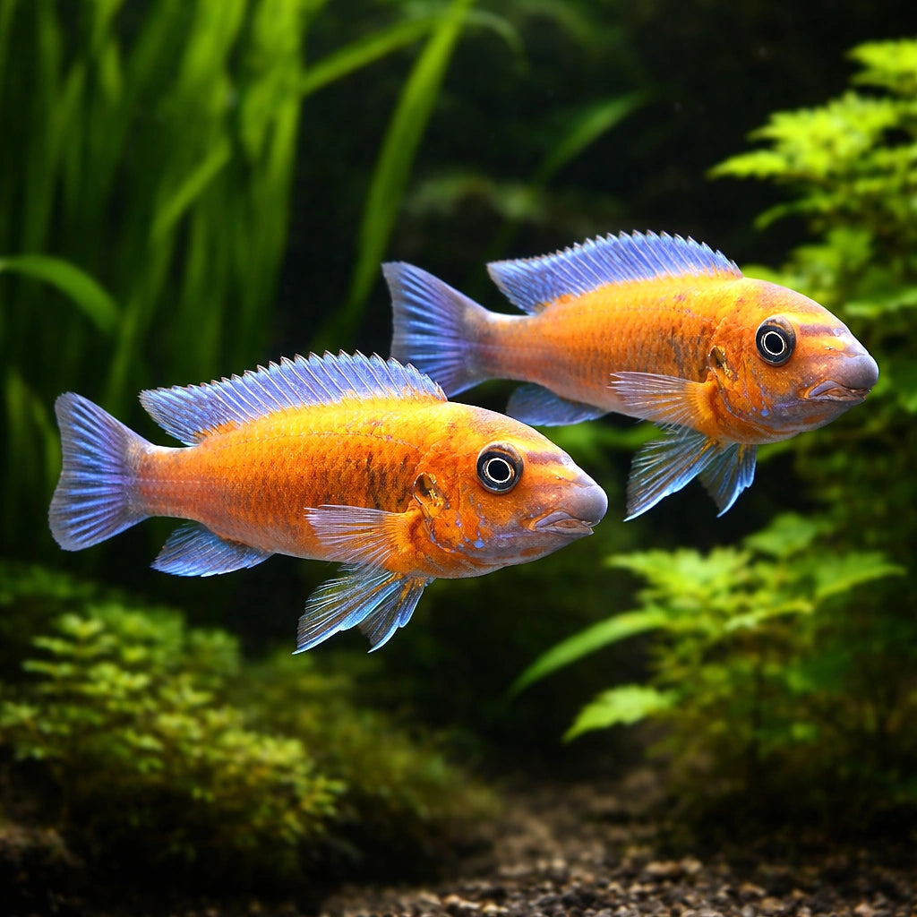 Labeotropheus trewavasae 'Chilumba' - Moderate Care | UK (Labeotropheus trewavasae) — Striking Chilumba cichlid with bold…