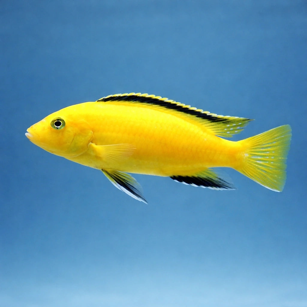 Yellow Lab Cichlid (Labidochromis caeruleus) - UK (Labidochromis caeruleus) — Add bold yellow colour to your aquarium with…