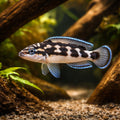 Masked Julie Gombi — Masked Julie (Julidochromis transcriptus) (Julidochromis transcriptus) — The smallest Julidochromis — a…