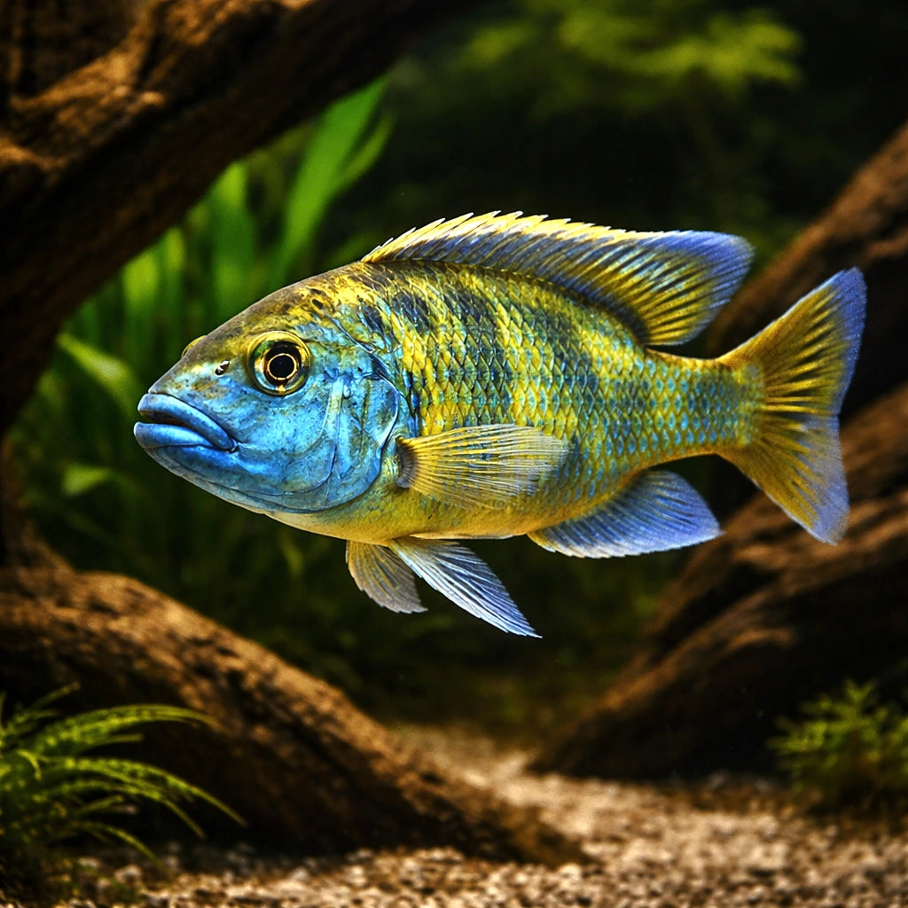 Nimbochromis venustus (Giraffe Hap Cichlid) - UK (Nimbochromis venustus) — Buy Nimbochromis venustus, the striking Giraffe…