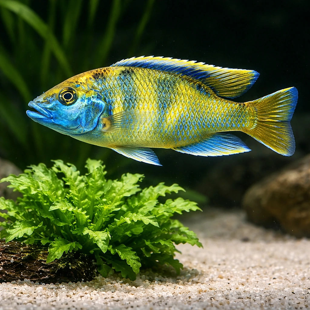 Nimbochromis venustus (Giraffe Hap Cichlid) - UK (Nimbochromis venustus) — Buy Nimbochromis venustus, the striking Giraffe…