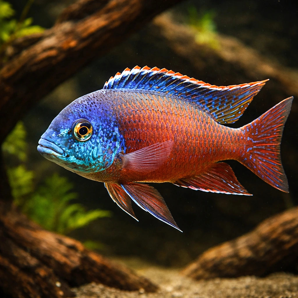 Nyassachromis boadzulu - Tropical Fish for Sale UK (Nyassachromis boadzulu) — Striking Nyassachromis boadzulu for Malawi…