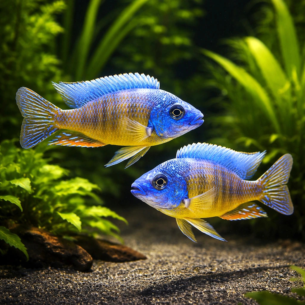 Protomelas sp. 'Steveni Taiwan' (Protomelas sp.) - UK (Protomelas sp.) — A striking Taiwan Reef style cichlid with vivid…