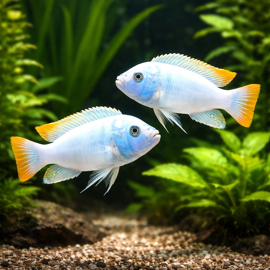 Red Blue Zebra Mbuna Cichlid - Tropical Fish for Sale UK (Maylandia zebra) — Add striking colour and attitude to your Malawi…