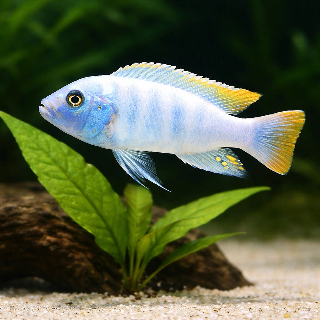 Red Blue Zebra Mbuna Cichlid - Tropical Fish for Sale UK (Maylandia zebra) — Add striking colour and attitude to your Malawi…